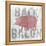 Back Bacon-Alicia Soave-Framed Stretched Canvas