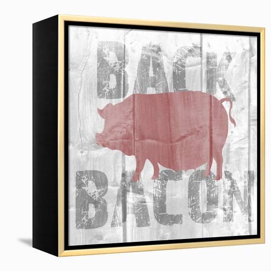 Back Bacon-Alicia Soave-Framed Stretched Canvas