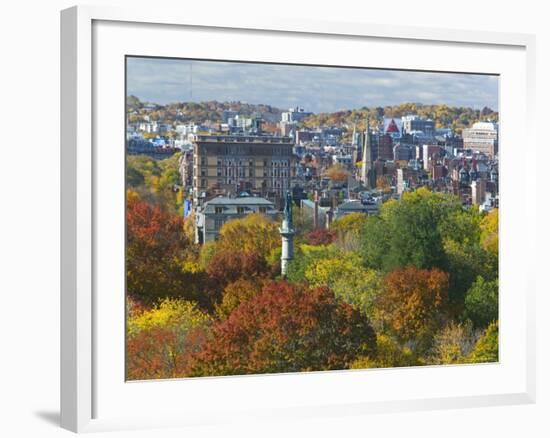 Back Bay and Boston Common, Boston, Massachusetts, USA-Walter Bibikow-Framed Photographic Print