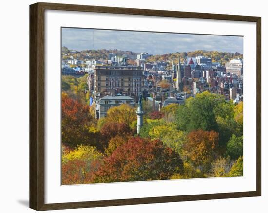 Back Bay and Boston Common, Boston, Massachusetts, USA-Walter Bibikow-Framed Photographic Print