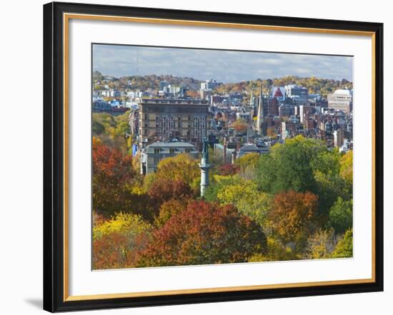 Back Bay and Boston Common, Boston, Massachusetts, USA-Walter Bibikow-Framed Photographic Print