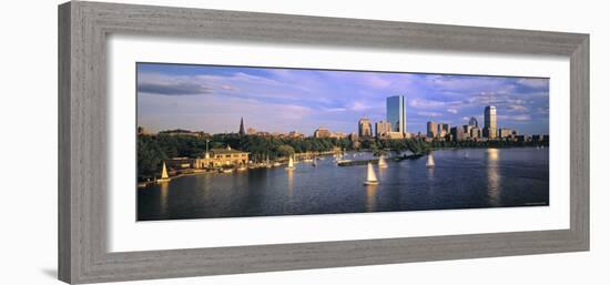 Back Bay, Boston, Massachusetts, USA-Walter Bibikow-Framed Photographic Print