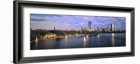 Back Bay, Boston, Massachusetts, USA-Walter Bibikow-Framed Photographic Print