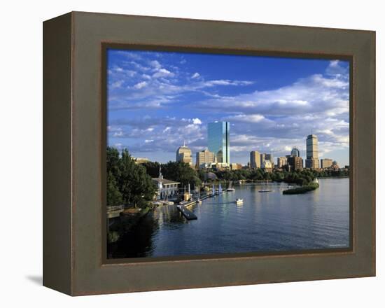 Back Bay, Boston, Massachusetts, USA-Walter Bibikow-Framed Premier Image Canvas