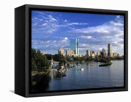 Back Bay, Boston, Massachusetts, USA-Walter Bibikow-Framed Premier Image Canvas