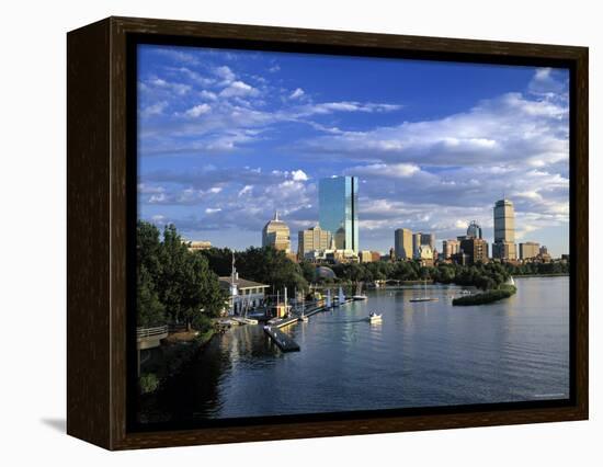 Back Bay, Boston, Massachusetts, USA-Walter Bibikow-Framed Premier Image Canvas