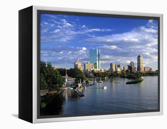 Back Bay, Boston, Massachusetts, USA-Walter Bibikow-Framed Premier Image Canvas
