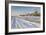 Back Country Road over Prairie at Natural Fort in Northern Colorado in Winter Scenery, a Road Sign-PixelsAway-Framed Photographic Print