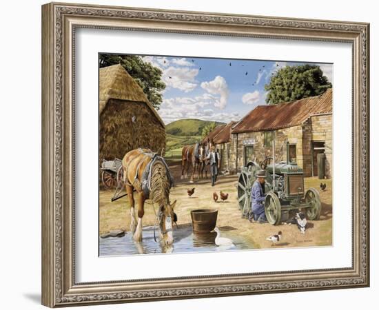 Back From The Fields-Trevor Mitchell-Framed Giclee Print