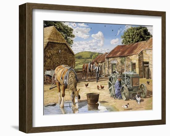 Back From The Fields-Trevor Mitchell-Framed Giclee Print
