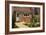 Back Garden of Mews Style Houses, Misterton and Retford, Nottinghamshire, UK-Martine Hamilton Knight-Framed Photo