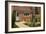 Back Garden of Mews Style Houses, Misterton and Retford, Nottinghamshire, UK-Martine Hamilton Knight-Framed Photo