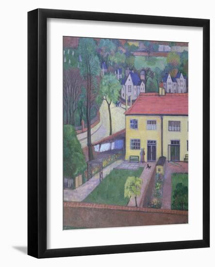 Back Gardens, before 1936-Stanislawa de Karlowska-Framed Giclee Print