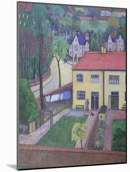 Back Gardens, before 1936-Stanislawa de Karlowska-Mounted Giclee Print