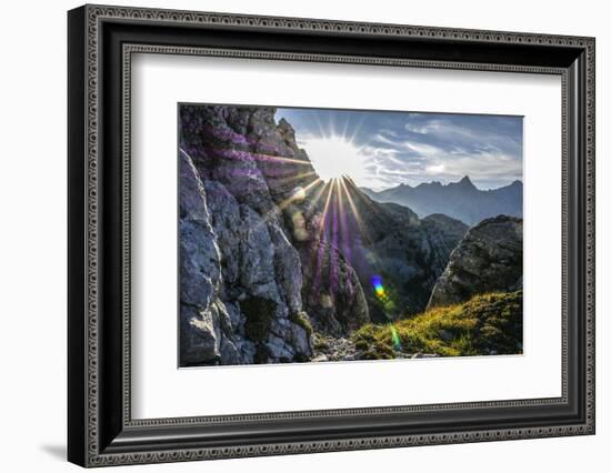 Back Light and Sunrays, Upper Bavaria-Rolf Roeckl-Framed Photographic Print