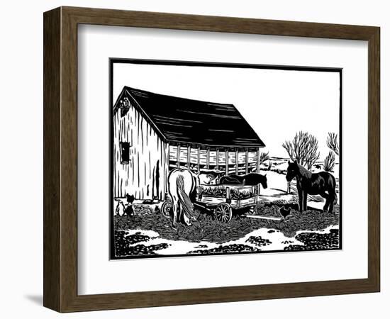 Back Lot-Frank Redlinger-Framed Art Print