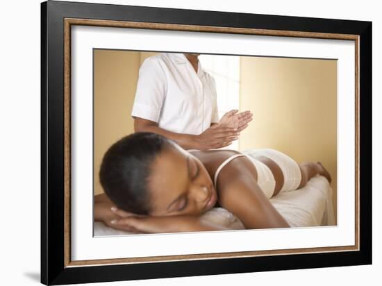 Back Massage-Adam Gault-Framed Photographic Print