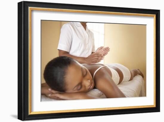 Back Massage-Adam Gault-Framed Photographic Print