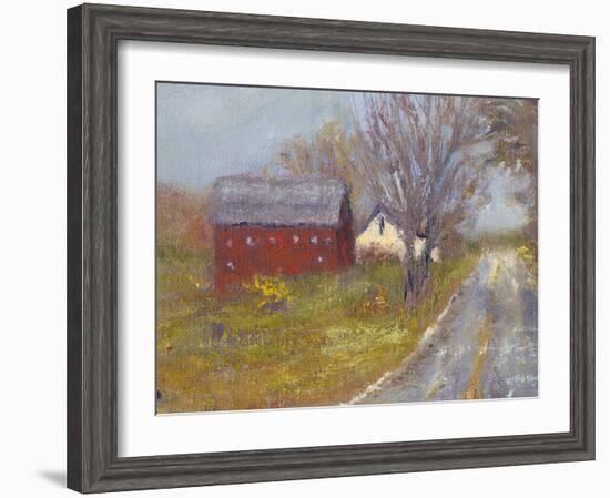 Back Road Barn I-Marilyn Wendling-Framed Art Print