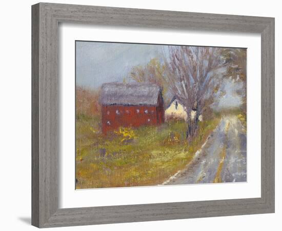 Back Road Barn I-Marilyn Wendling-Framed Art Print