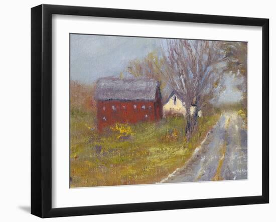 Back Road Barn I-Marilyn Wendling-Framed Art Print