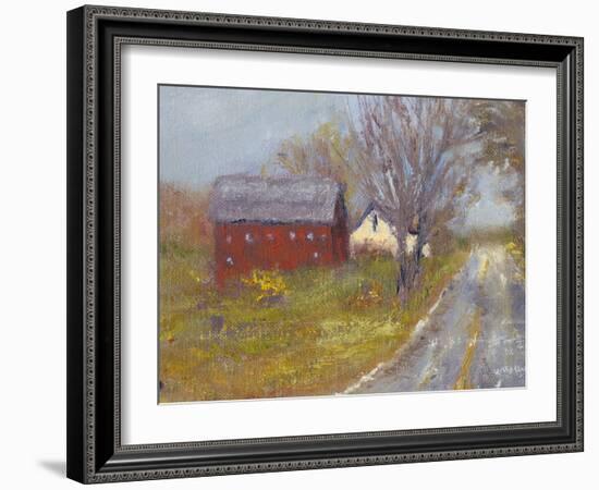 Back Road Barn I-Marilyn Wendling-Framed Art Print