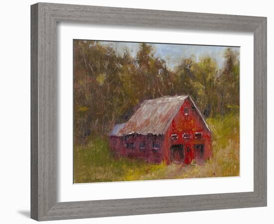 Back Road Barn II-Marilyn Wendling-Framed Art Print