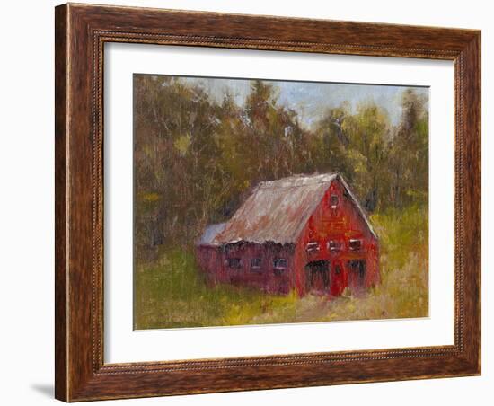 Back Road Barn II-Marilyn Wendling-Framed Art Print