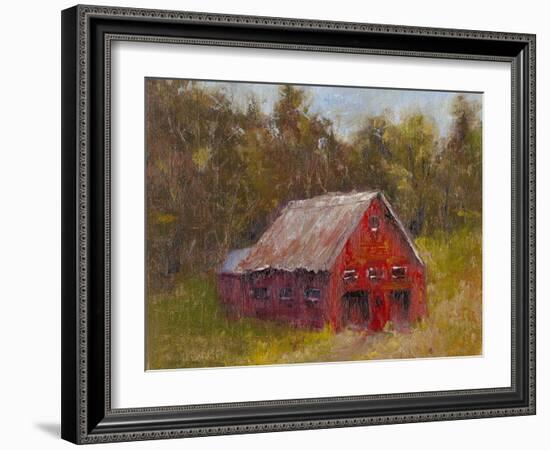 Back Road Barn II-Marilyn Wendling-Framed Art Print