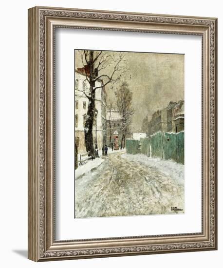 Back Street, Montmartre-Fritz Thaulow-Framed Giclee Print