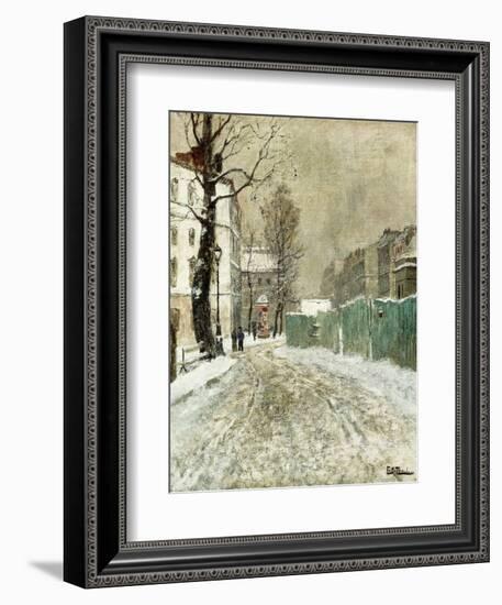 Back Street, Montmartre-Fritz Thaulow-Framed Giclee Print