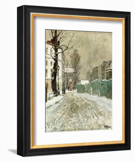 Back Street, Montmartre-Fritz Thaulow-Framed Giclee Print