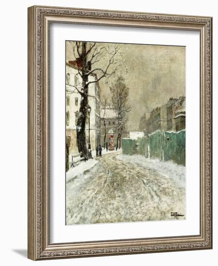 Back Street, Montmartre-Fritz Thaulow-Framed Giclee Print