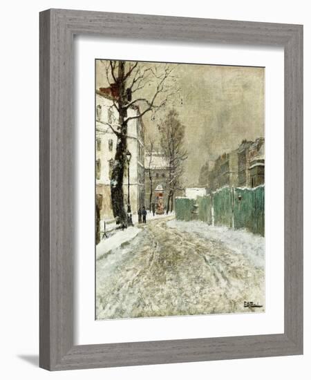 Back Street, Montmartre-Fritz Thaulow-Framed Giclee Print