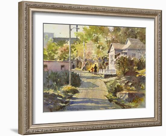 Back Street-LaVere Hutchings-Framed Giclee Print