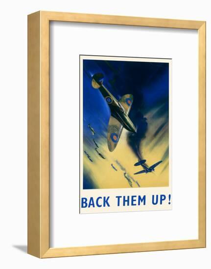 Back Them Up!-null-Framed Photographic Print