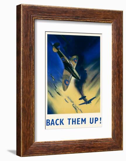 Back Them Up!-null-Framed Photographic Print