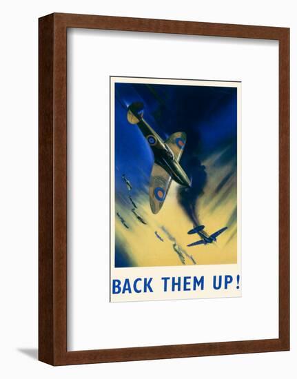 Back Them Up!-null-Framed Photographic Print