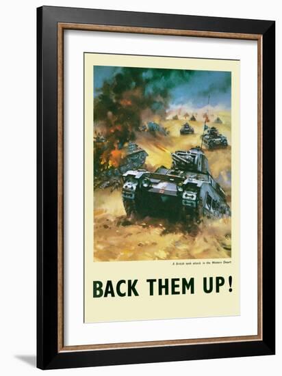 Back Them Up-null-Framed Premium Giclee Print