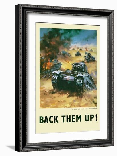 Back Them Up-null-Framed Premium Giclee Print