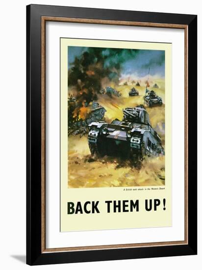 Back Them Up-null-Framed Art Print