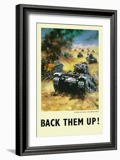 Back Them Up-null-Framed Art Print