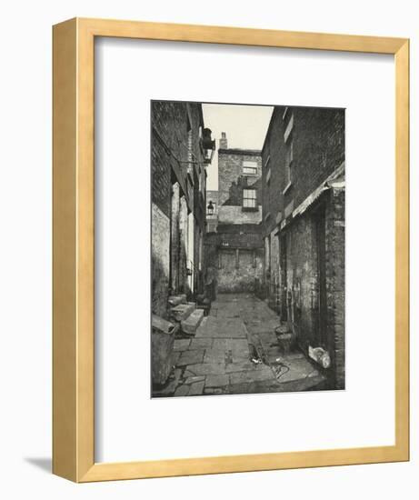 'Back-to-Back Houses in the North of England', (1938)-Unknown-Framed Giclee Print