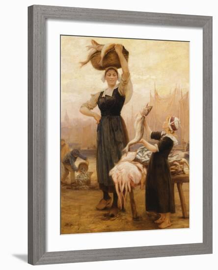 Back to Fishing-Theophile Louis Deyrolle-Framed Giclee Print