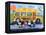 Back to School Bus-Holli Conger-Framed Premier Image Canvas