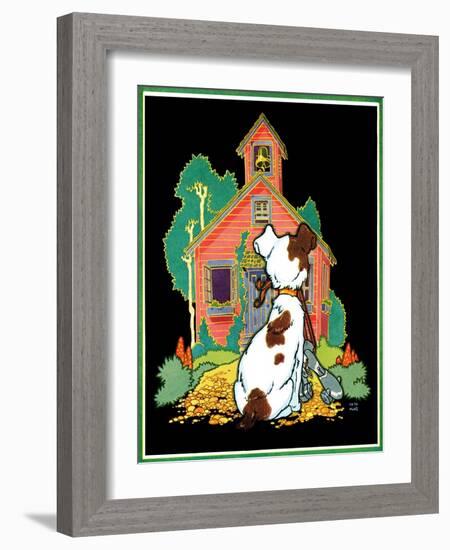 Back to School - Child Life-Keith Ward-Framed Giclee Print