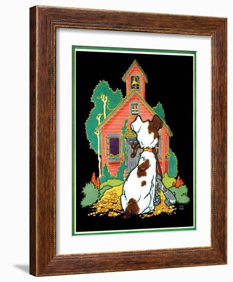 Back to School - Child Life-Keith Ward-Framed Giclee Print