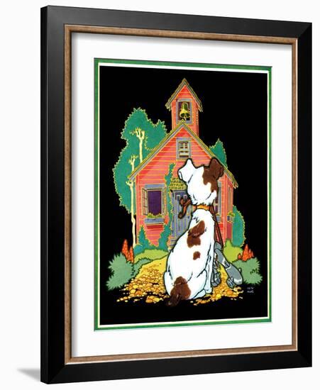 Back to School - Child Life-Keith Ward-Framed Giclee Print