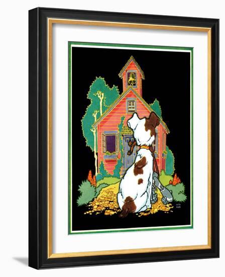 Back to School - Child Life-Keith Ward-Framed Giclee Print
