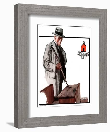 "Back to School,"December 1, 1923-Angus MacDonall-Framed Giclee Print